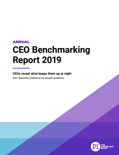 CEO Benchmarking Report 2019 - The Predictive Index - HR Management App